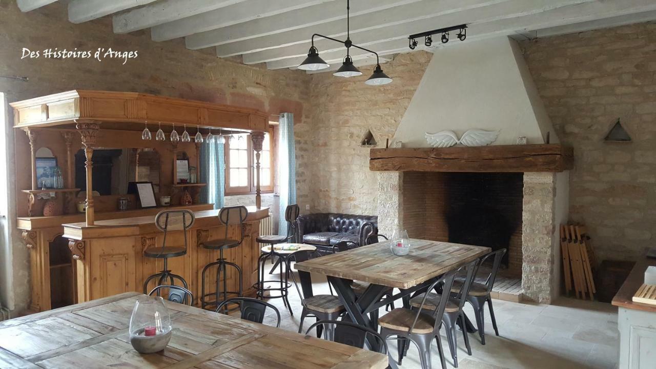 B&B Des Histoires D'Anges - Cote Jardin - Accueil Velo Tournus Exterior foto